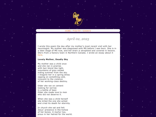 Poetry/april03 screenshot