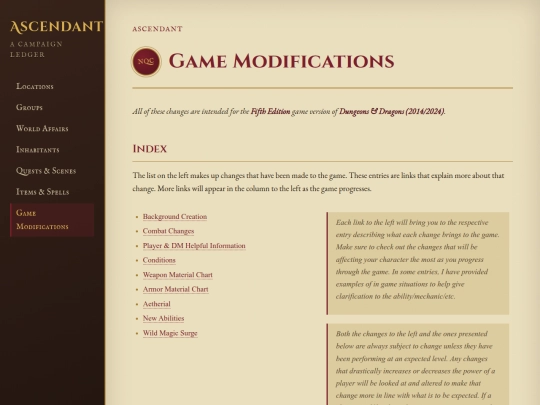index screenshot