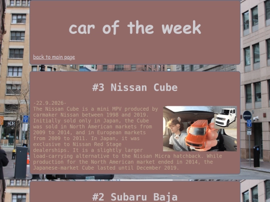 car-of-the-week screenshot