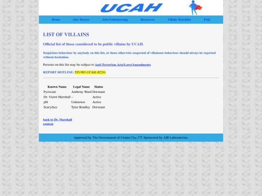 villainwatchlist screenshot