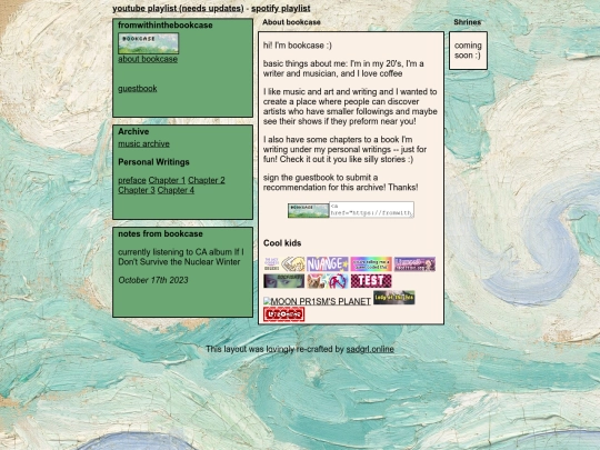 about_bookcase screenshot