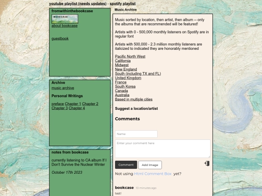 music_archive screenshot