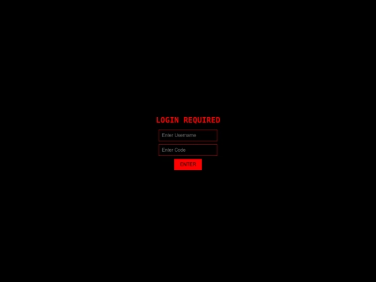 Login screenshot