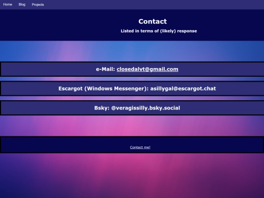 contact screenshot