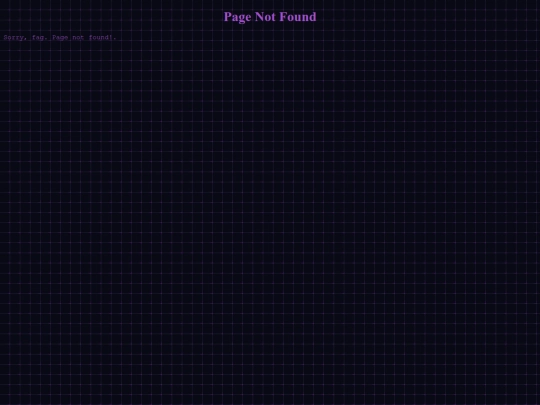 not_found screenshot