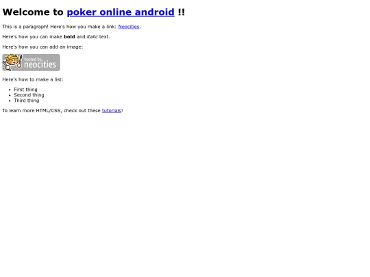 index screenshot