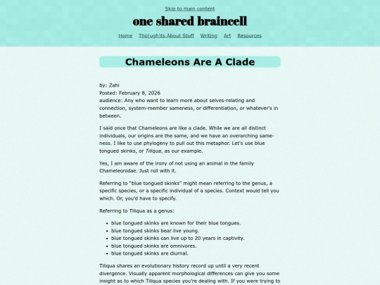thoughts-about-stuff/chameleons-are-clade screenshot