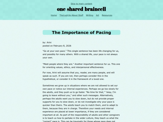 thoughts-about-stuff/importance-of-pacing screenshot