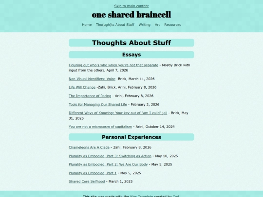 thoughts-about-stuff screenshot