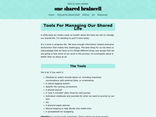 thoughts-about-stuff/managing-shared-life screenshot
