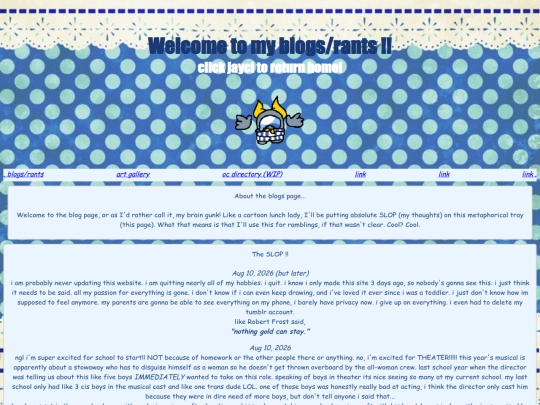 blog screenshot