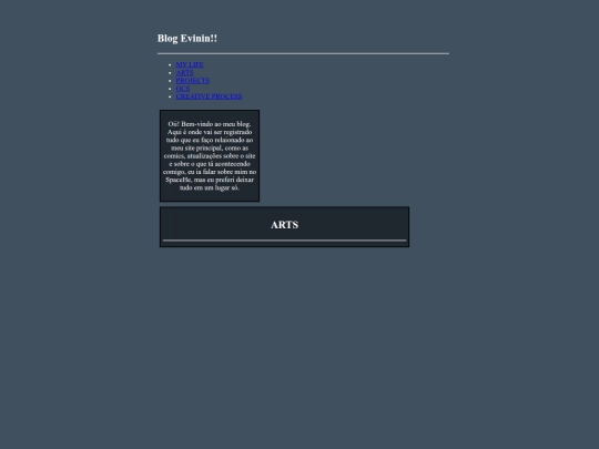 blog/arts screenshot