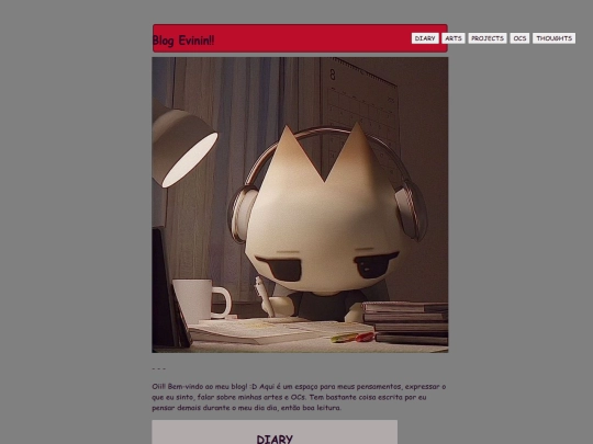 blog screenshot