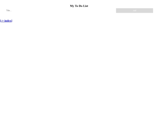 todolist screenshot