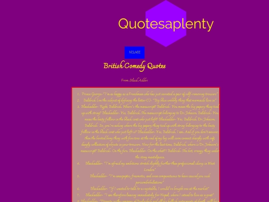 British screenshot
