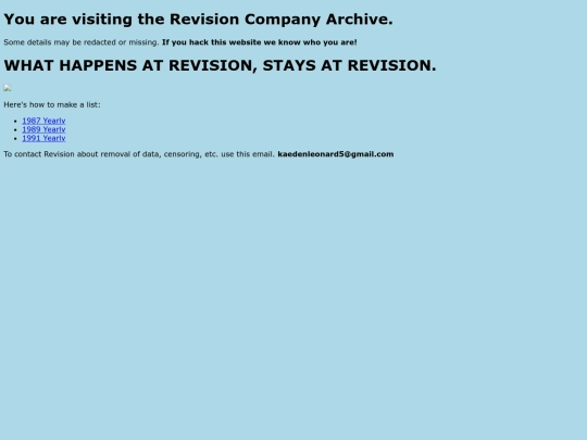archivelist screenshot
