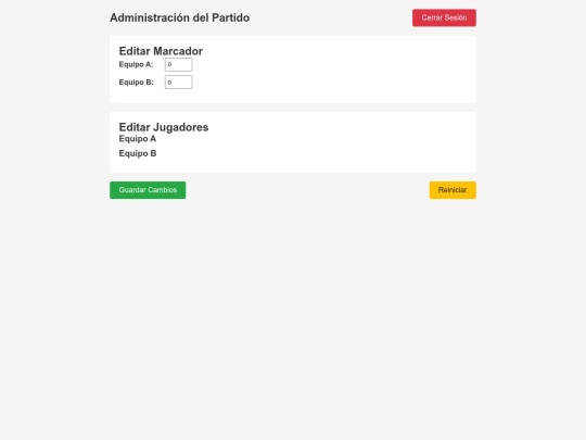 sistema/admin screenshot