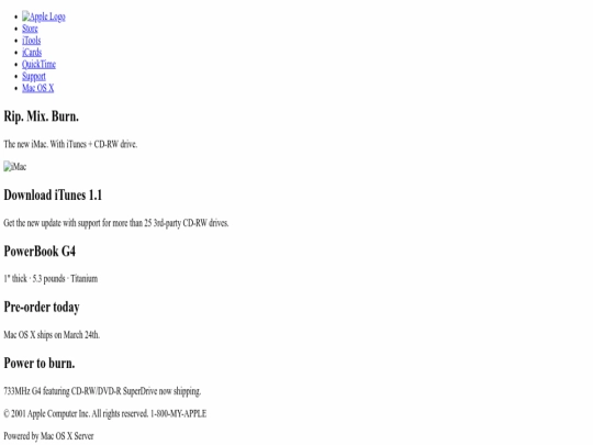 index screenshot