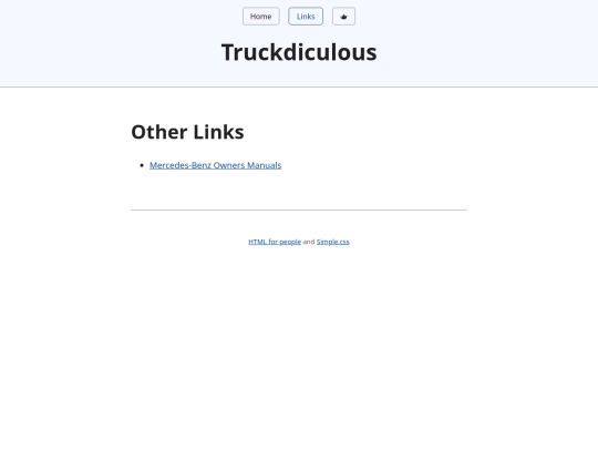 links screenshot