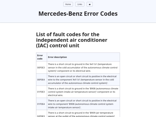mercedes-error-codes screenshot