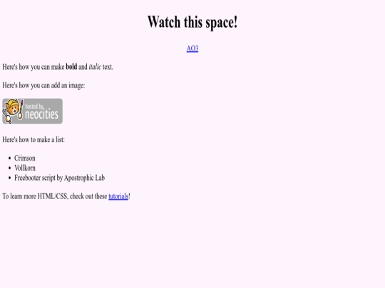 index screenshot