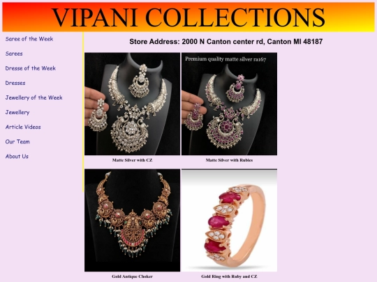 jewellery screenshot