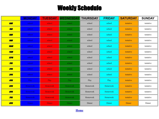stylish_schedule screenshot