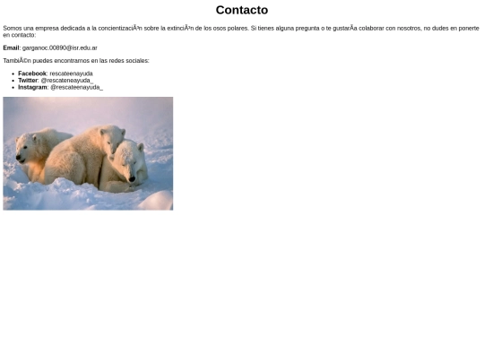 contacto screenshot