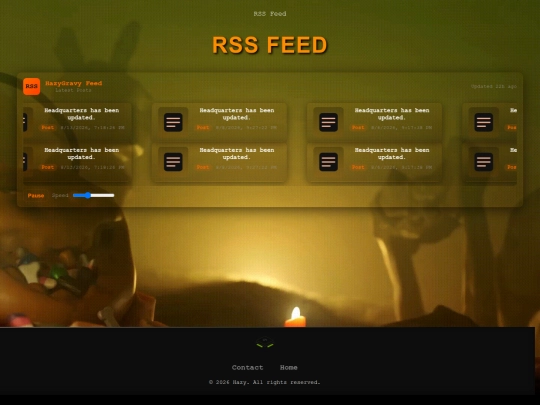 pages/community/rssfeed screenshot