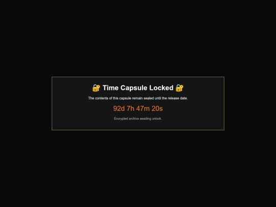 pages/info/timecapsule screenshot