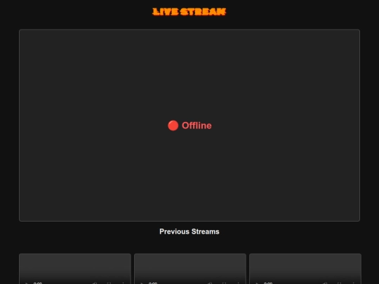pages/projects/livestream screenshot