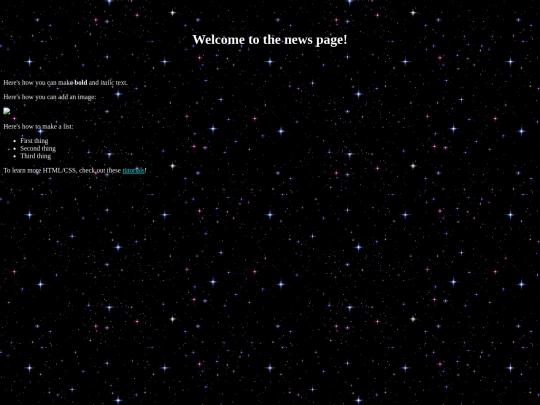 html/news screenshot