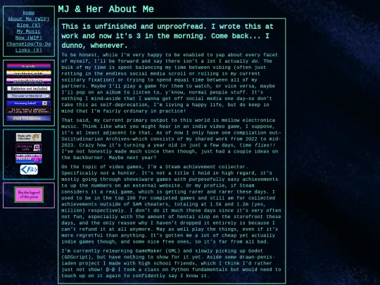aboutme screenshot
