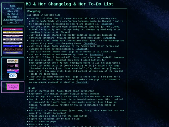 changelog screenshot