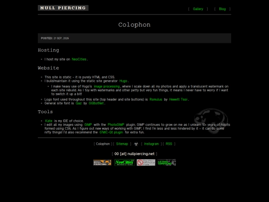 colophon screenshot