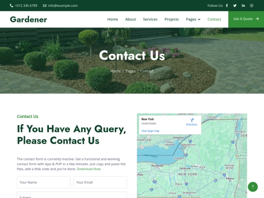contact screenshot