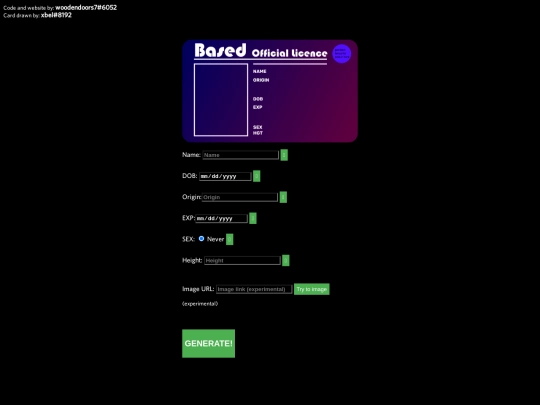 basedcard/basedcard screenshot