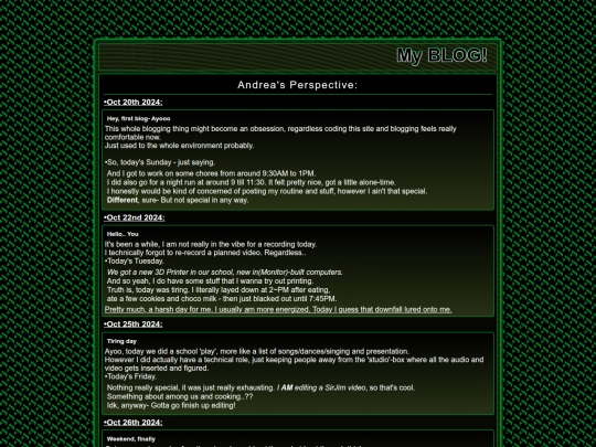 blog screenshot