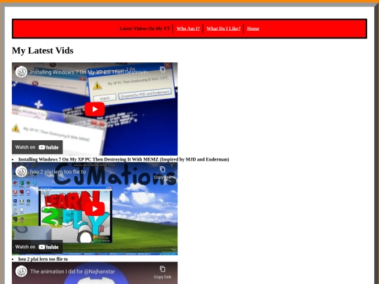 my-latest-vids screenshot