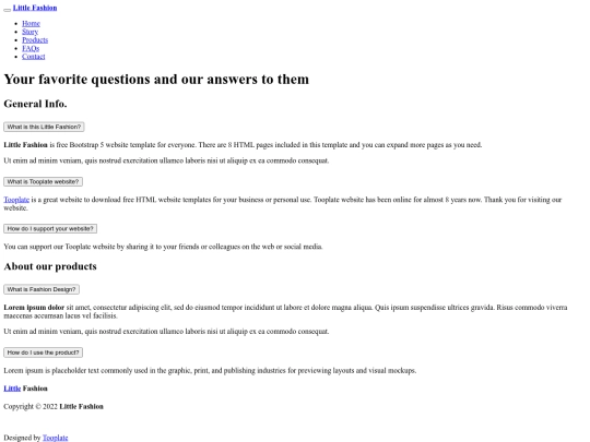 faq screenshot