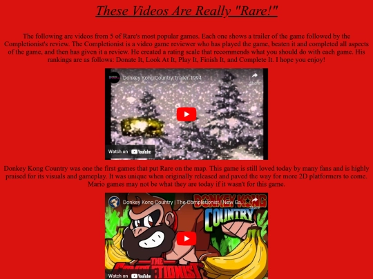 rarevideos screenshot