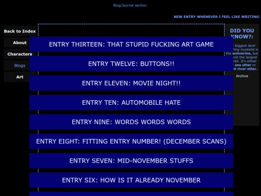 blog screenshot
