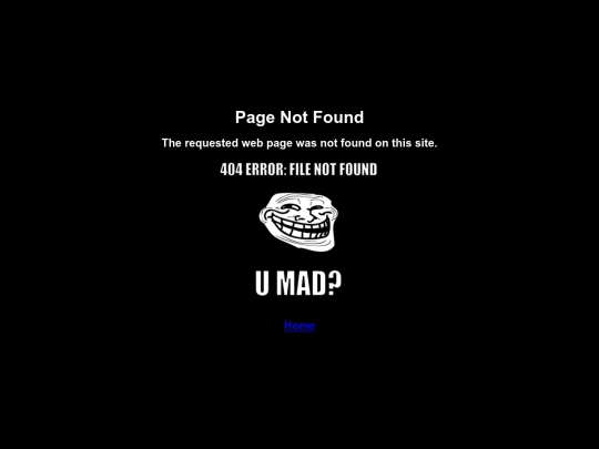 not_found screenshot