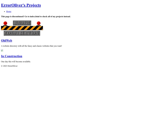 projects screenshot