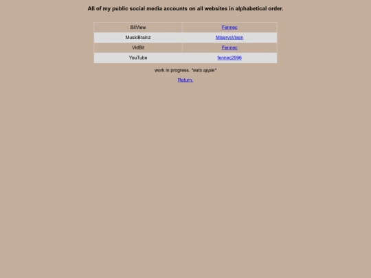 socials screenshot