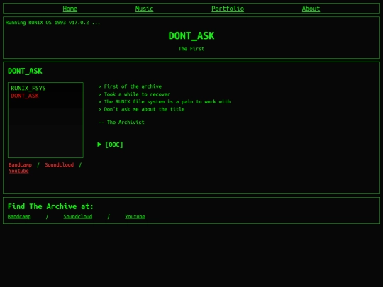 music/dont_ask screenshot