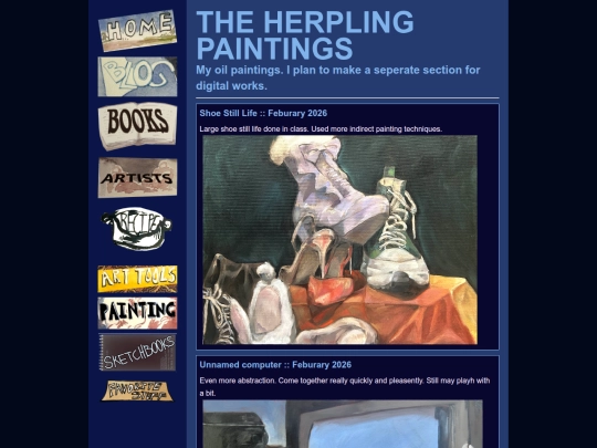 sub-sites/myPaintings screenshot