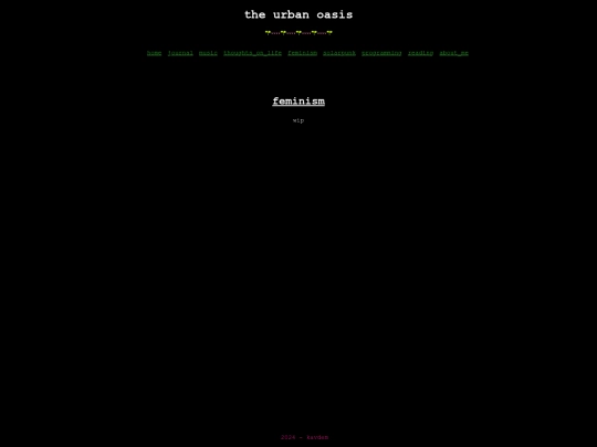 pages/feminism screenshot