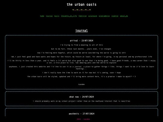 pages/journal screenshot