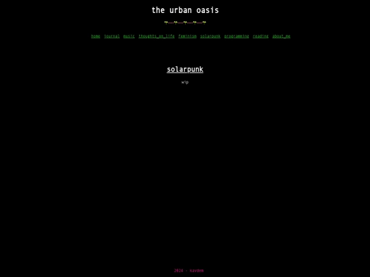 pages/solarpunk screenshot